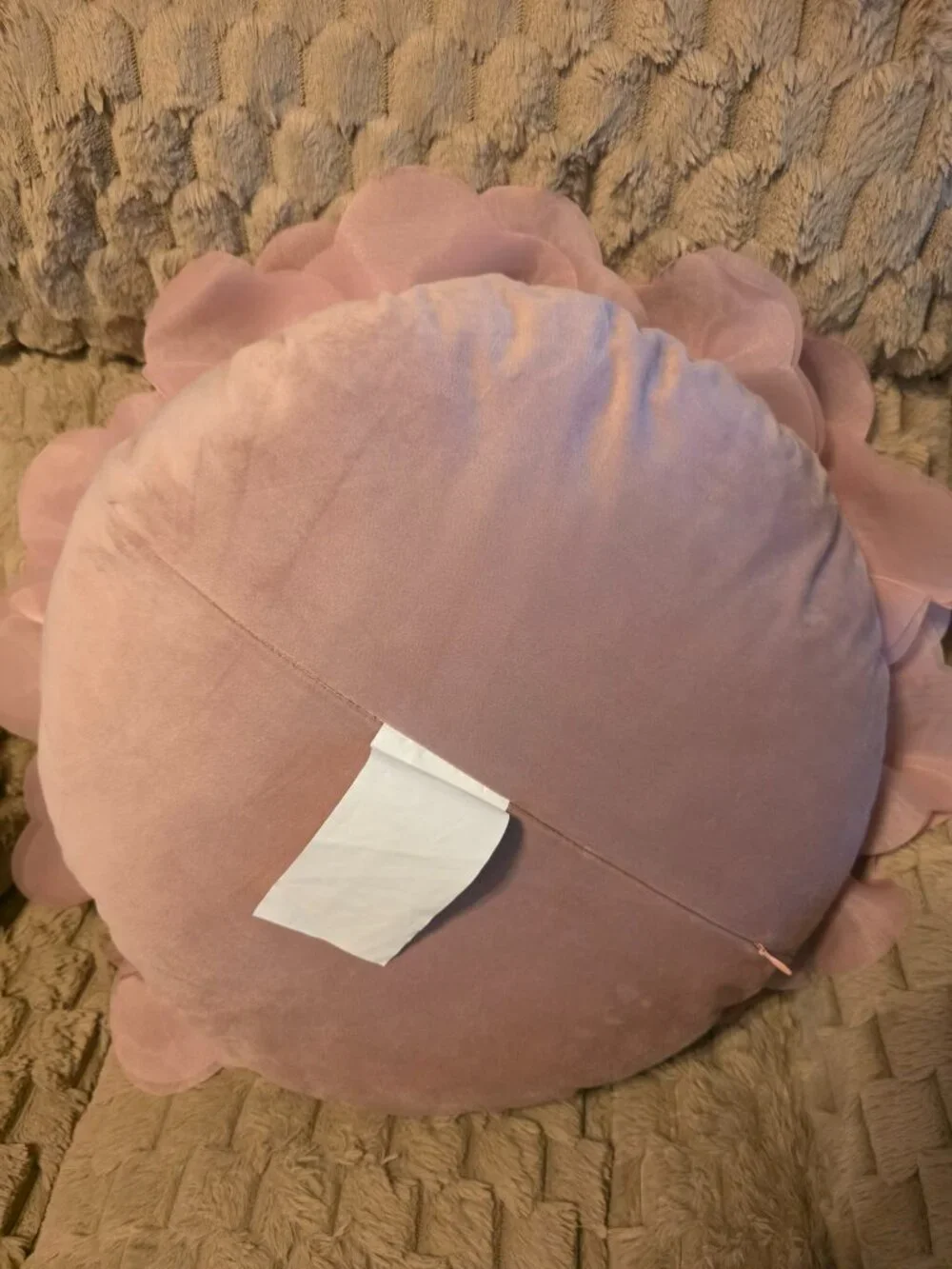Dusty Rose Pink Large Accent Pillow - New with No Tags